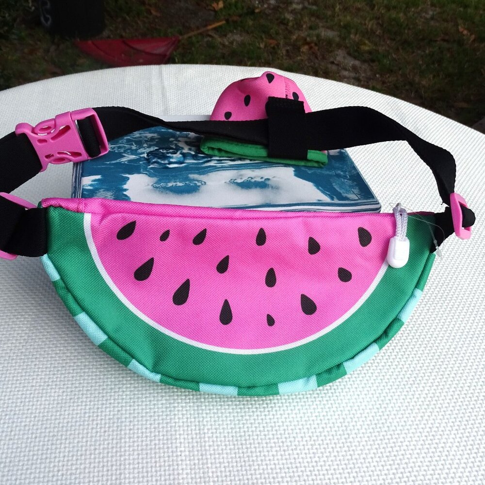 Watermelon Fanny Pack with matching bottle holder New